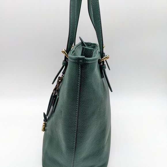 Coach Taylor pebbled leather tote - pine Green - Picture 9 of 16